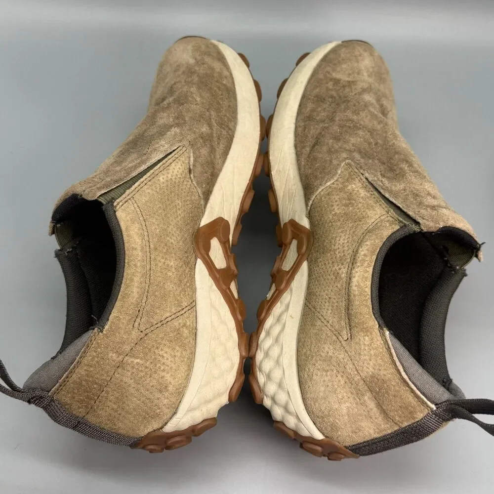 Merrell Jungle Moc Men's 10 Dusty Olive Tan Suede Slip-On Outdoor Hiking Shoes